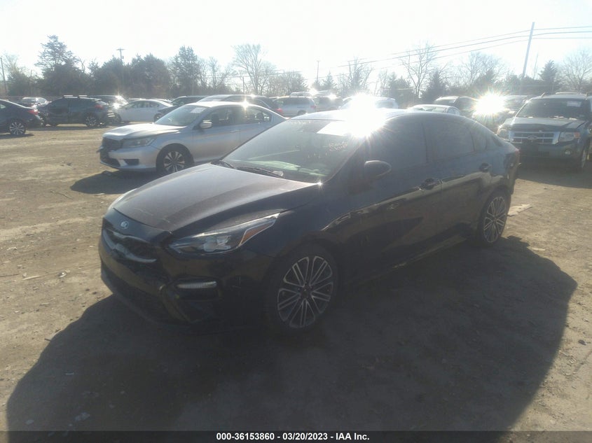 VIN 3KPF44AC8ME274347 2021 KIA FORTE GT