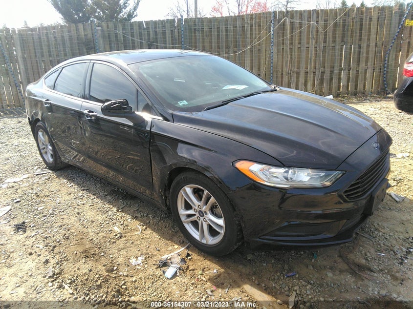 VIN 3FA6P0HD3JR251728 2018 FORD FUSION SE