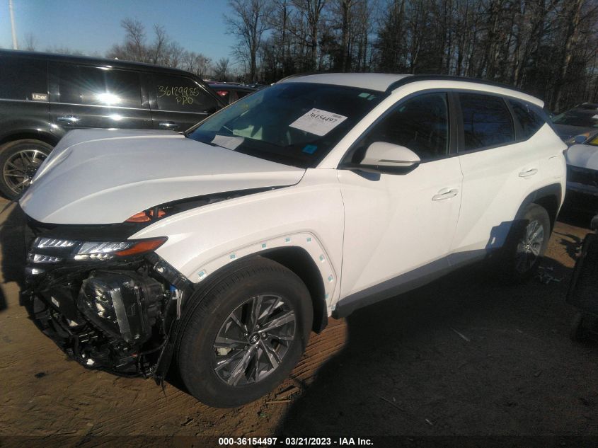 2022 HYUNDAI TUCSON HYBRID BLUE - KM8JBCA15NU030906