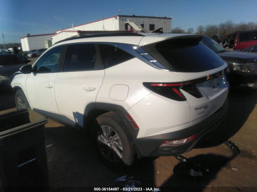 2022 HYUNDAI TUCSON HYBRID BLUE - KM8JBCA15NU030906