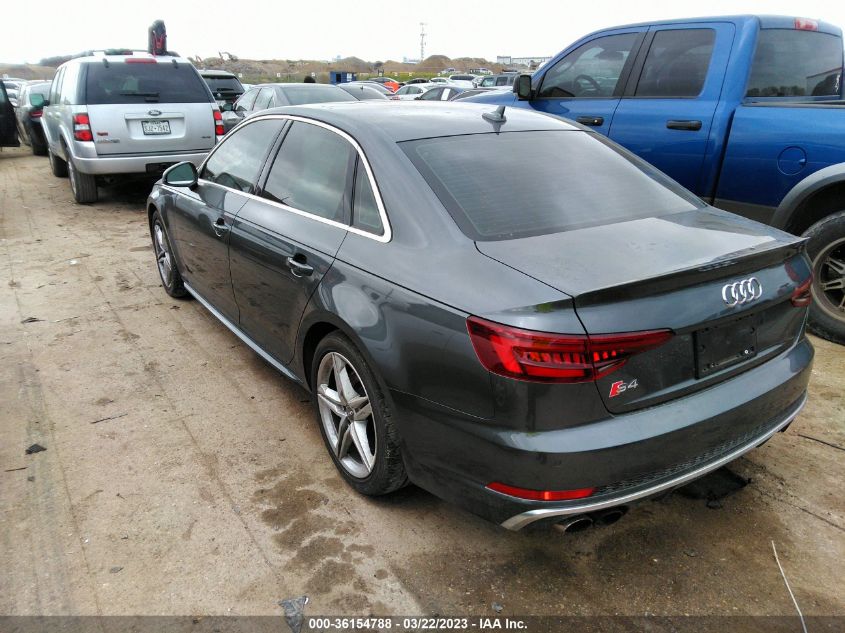 2019 AUDI S4 PREMIUM PLUS WAUB4AF48KA113895