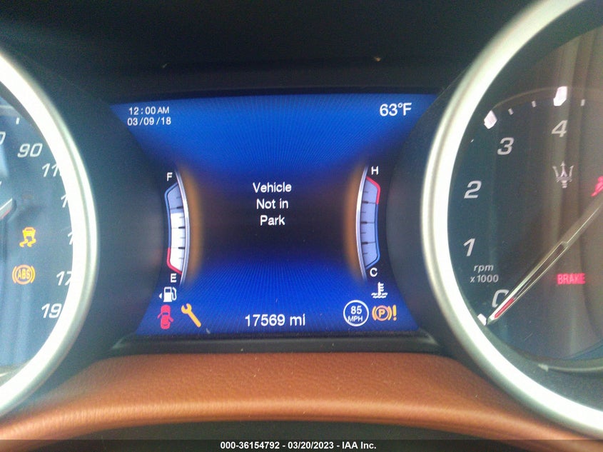 VIN ZAM57YSA1J1276992 2018 MASERATI GHIBLI S
