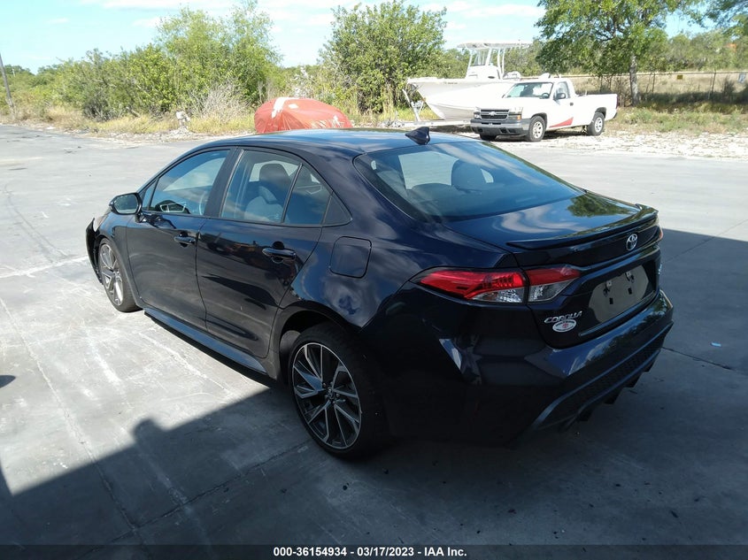 VIN 5YFS4MCE3NP100389 2022 TOYOTA COROLLA SE/SE NIGHTSHADE/APEX SE
