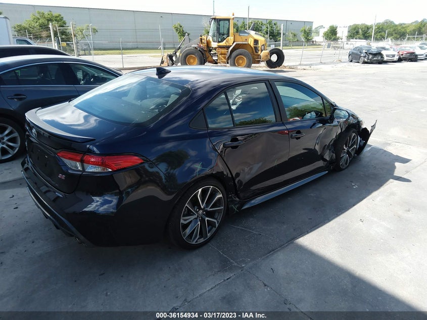 VIN 5YFS4MCE3NP100389 2022 TOYOTA COROLLA SE/SE NIGHTSHADE/APEX SE