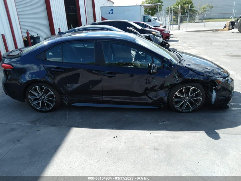 VIN 5YFS4MCE3NP100389 2022 TOYOTA COROLLA SE/SE NIGHTSHADE/APEX SE