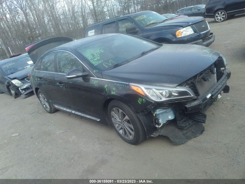 2015 HYUNDAI SONATA 2.4L SPORT - 5NPE34AF4FH085685