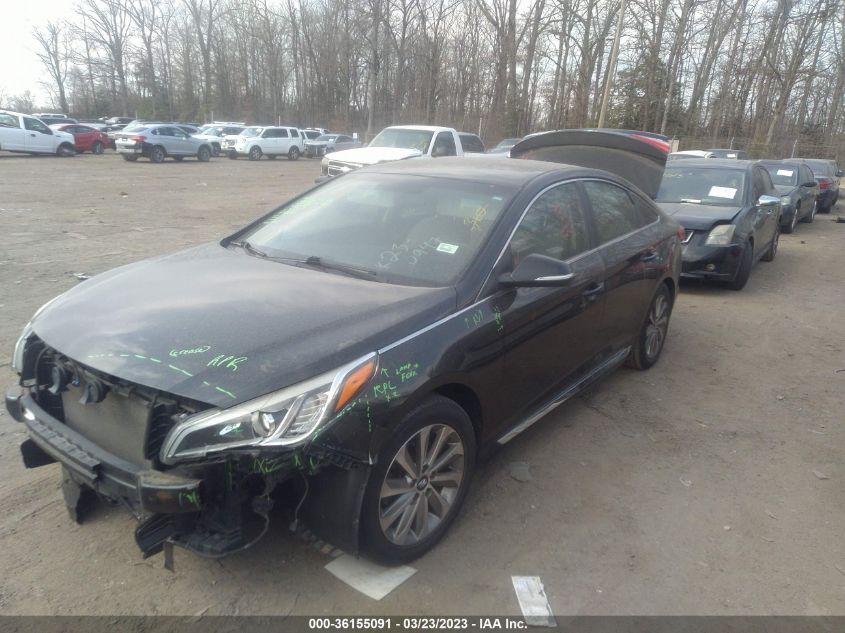 2015 HYUNDAI SONATA 2.4L SPORT - 5NPE34AF4FH085685