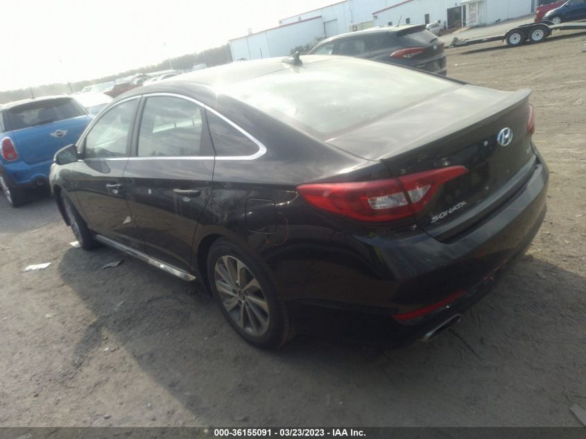 2015 HYUNDAI SONATA 2.4L SPORT - 5NPE34AF4FH085685