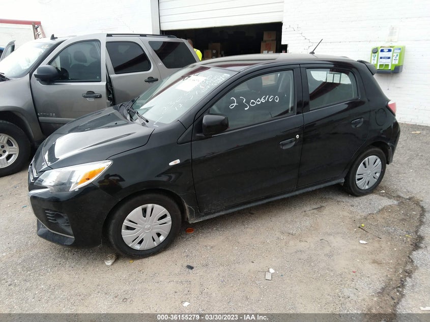 VIN ML32AUHJ8MH012286 2021 MITSUBISHI MIRAGE ES/LE/CARBONITE EDITION