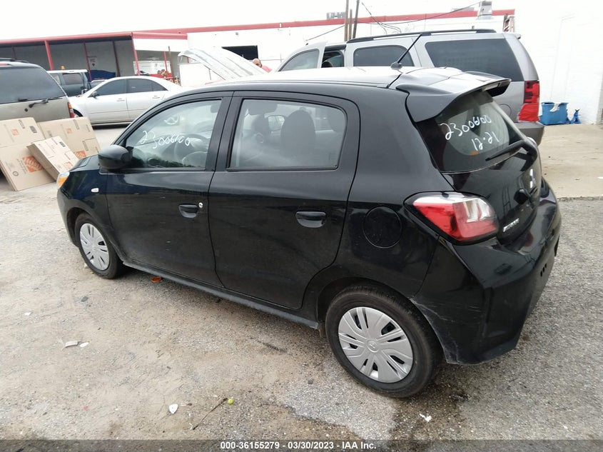 VIN ML32AUHJ8MH012286 2021 MITSUBISHI MIRAGE ES/LE/CARBONITE EDITION