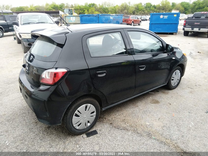 VIN ML32AUHJ8MH012286 2021 MITSUBISHI MIRAGE ES/LE/CARBONITE EDITION