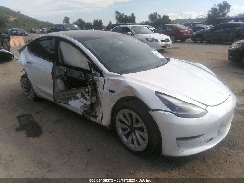 2021 TESLA MODEL 3 LONG RANGE - 5YJ3E1EB3MF077015