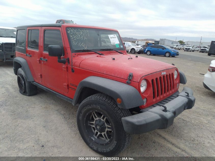 2015 JEEP WRANGLER UNLIMITED SPORT - 1C4BJWDG6FL717882