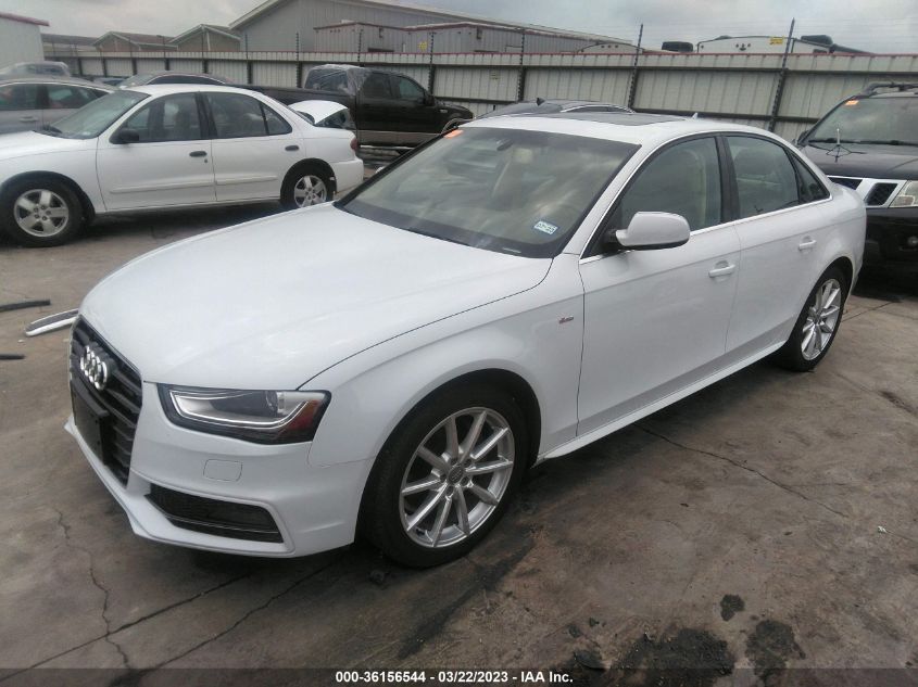 2014 AUDI A4 PREMIUM PLUS - WAUFFAFLXEN014012