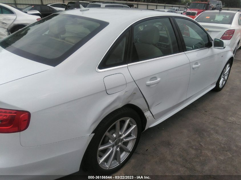 2014 AUDI A4 PREMIUM PLUS - WAUFFAFLXEN014012