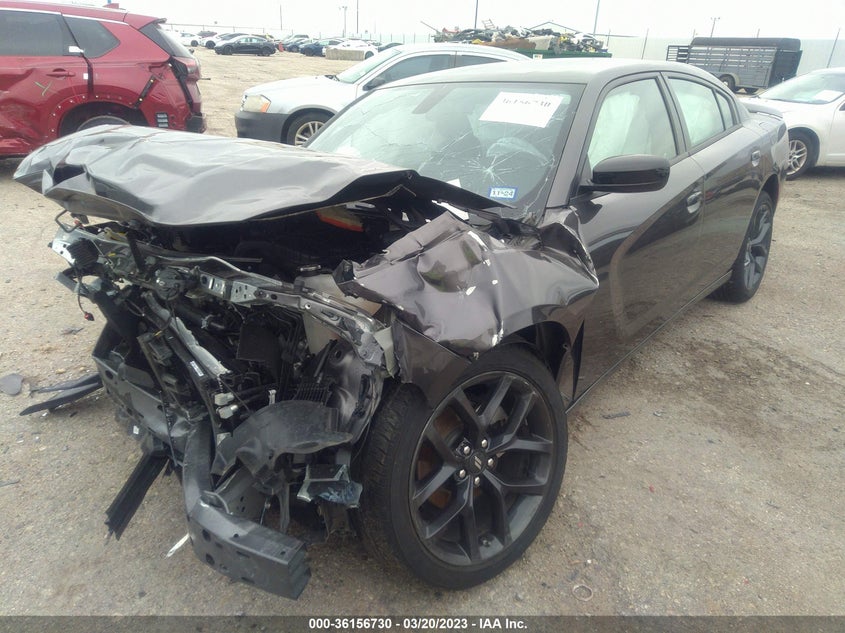 VIN 2C3CDXBG8NH225276 2022 DODGE CHARGER SXT