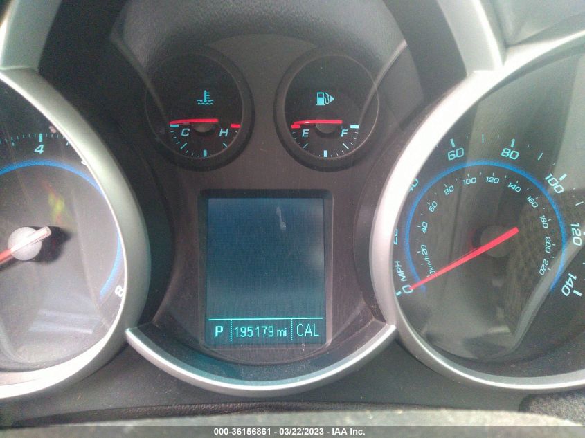2013 CHEVROLET CRUZE 2LT - 1G1PE5SB0D7110080