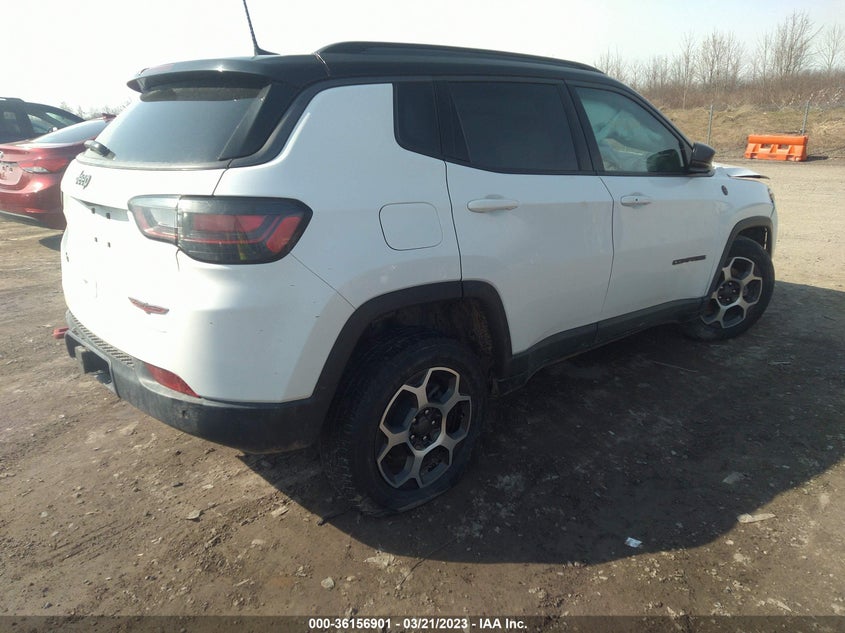 VIN 3C4NJDDB4NT114857 2022 JEEP COMPASS TRAILHAWK