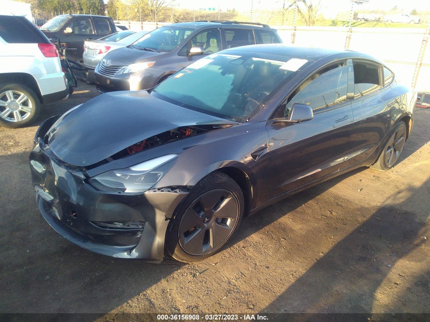 VIN 5YJ3E1EB3NF152197 2022 TESLA MODEL 3 LONG RANGE