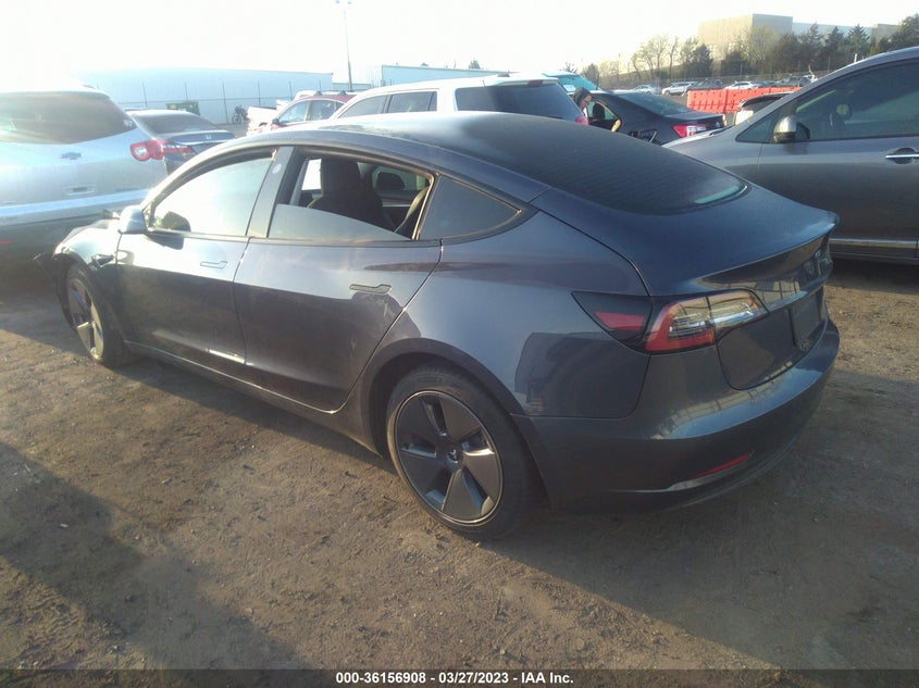 VIN 5YJ3E1EB3NF152197 2022 TESLA MODEL 3 LONG RANGE