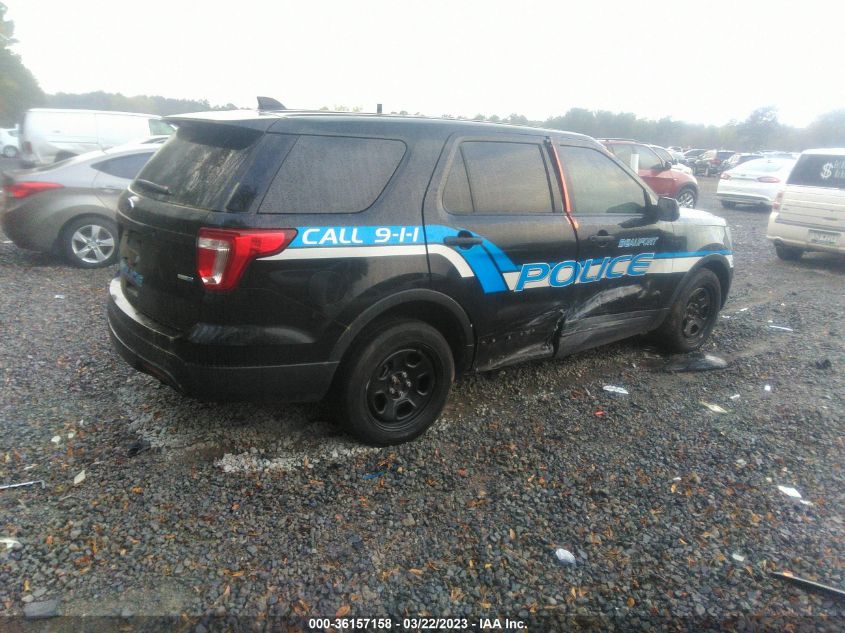 2017 FORD POLICE INTERCEPTOR 1FM5K8AR1HGC90825