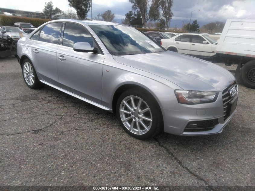 2015 AUDI A4 PREMIUM - WAUBFAFLXFN038049