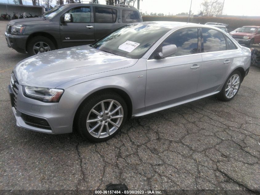 2015 AUDI A4 PREMIUM - WAUBFAFLXFN038049