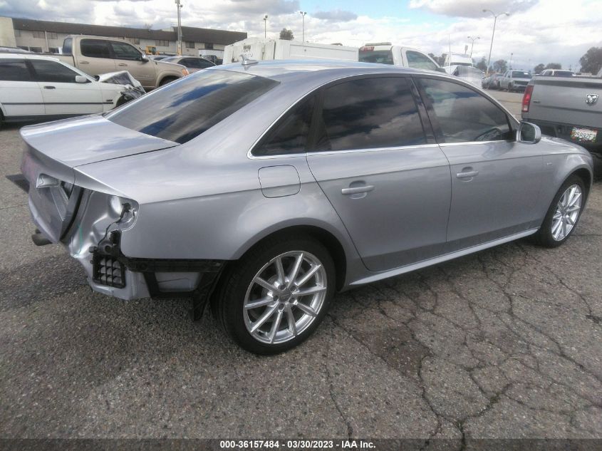 2015 AUDI A4 PREMIUM - WAUBFAFLXFN038049