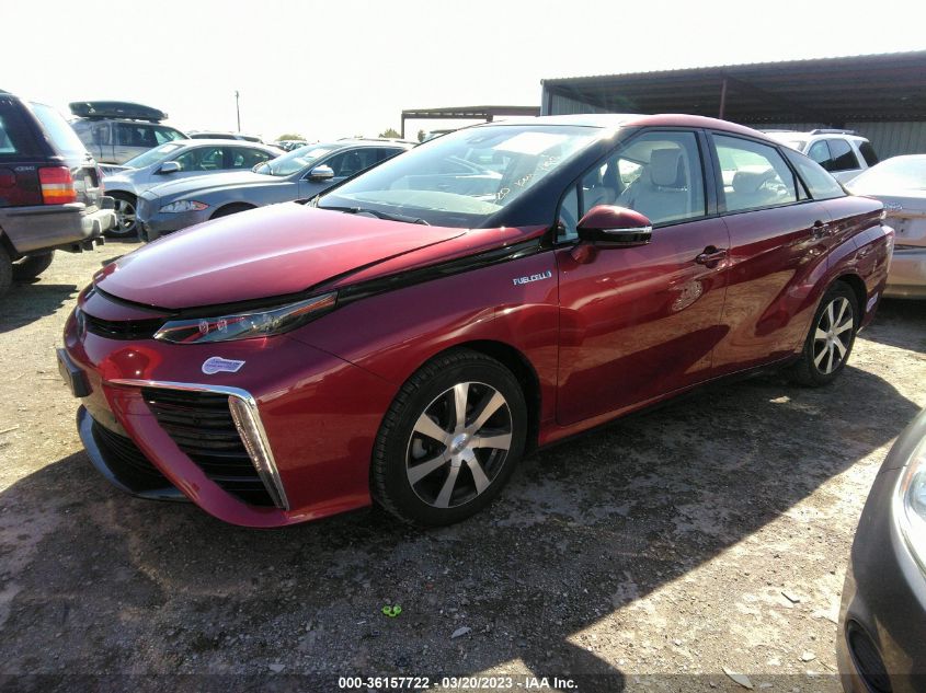2019 TOYOTA MIRAI JTDBVRBD6KA005568