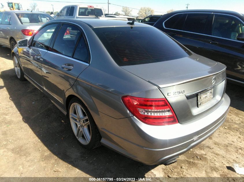 2013 MERCEDES-BENZ C-CLASS C 250 - WDDGF4HB9DR281670
