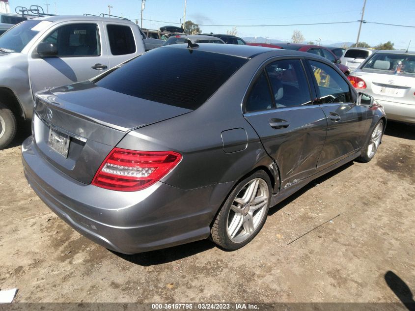 2013 MERCEDES-BENZ C-CLASS C 250 - WDDGF4HB9DR281670