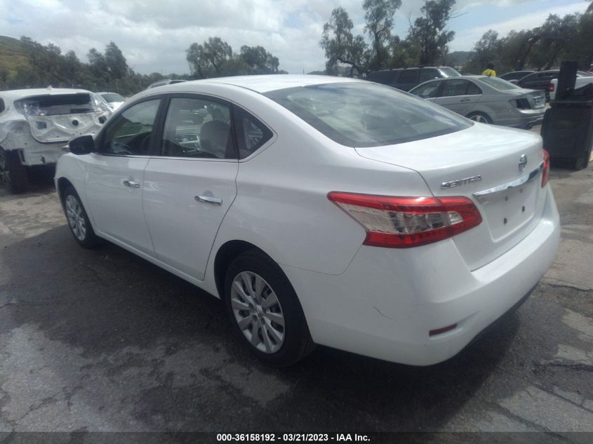 2015 NISSAN SENTRA S - 3N1AB7AP5FY290336