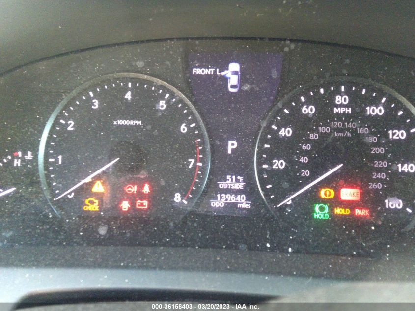 2013 LEXUS LS 460 L - JTHDL5EF9D5005224