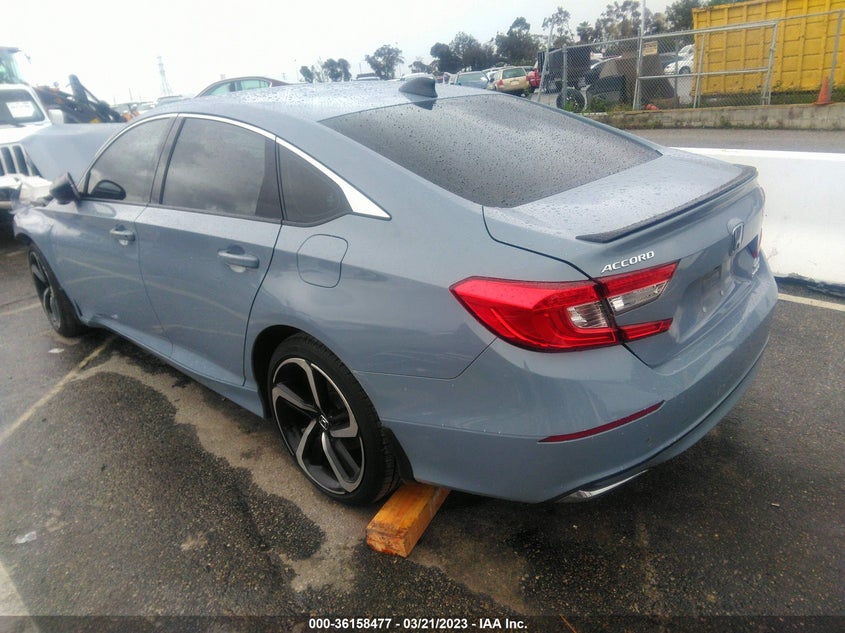 VIN 1HGCV3F2XNA003712 2022 HONDA ACCORD HYBRID SPORT