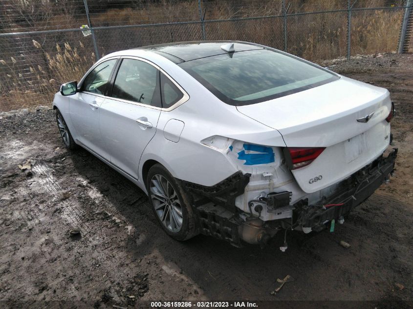 2017 GENESIS G80 3.8L - KMHGN4JE0HU175513