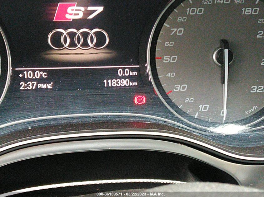 2013 AUDI S7 WAUW2CFC0DN098511