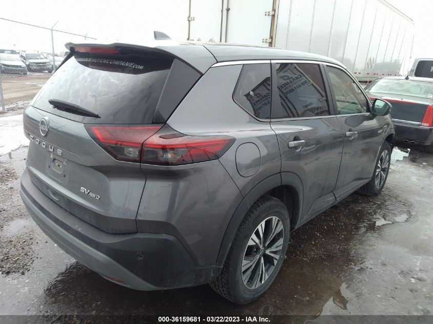 2022 NISSAN ROGUE SV - 5N1BT3BB0NC671704