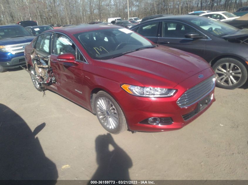 2014 FORD FUSION TITANIUM HYBRID - 3FA6P0RU5ER350832