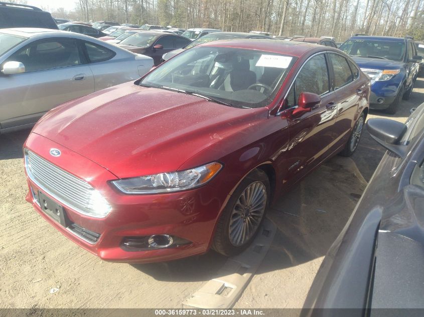 2014 FORD FUSION TITANIUM HYBRID - 3FA6P0RU5ER350832