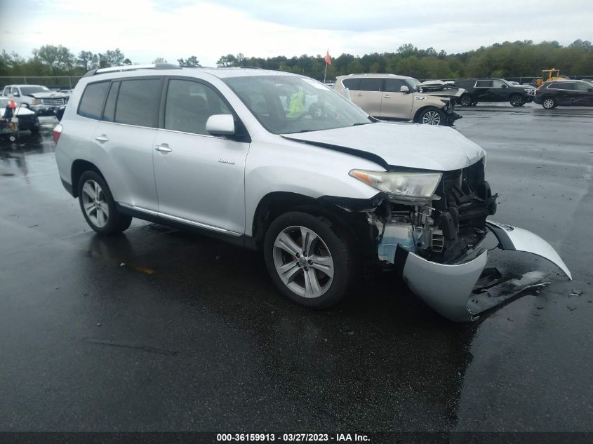 2013 TOYOTA HIGHLANDER LIMITED - 5TDDK3EHXDS206568