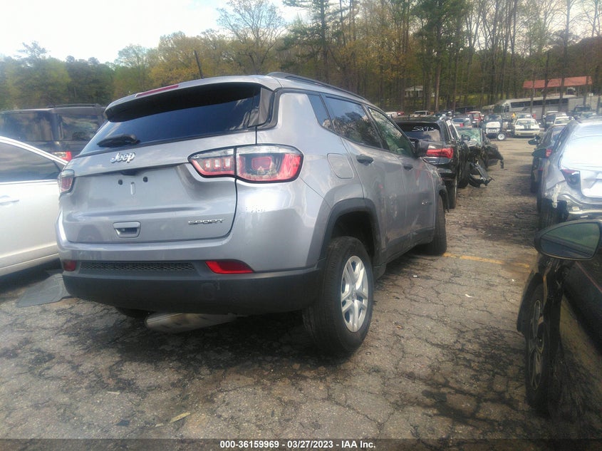 VIN 3C4NJCAB3JT462500 2018 JEEP COMPASS SPORT