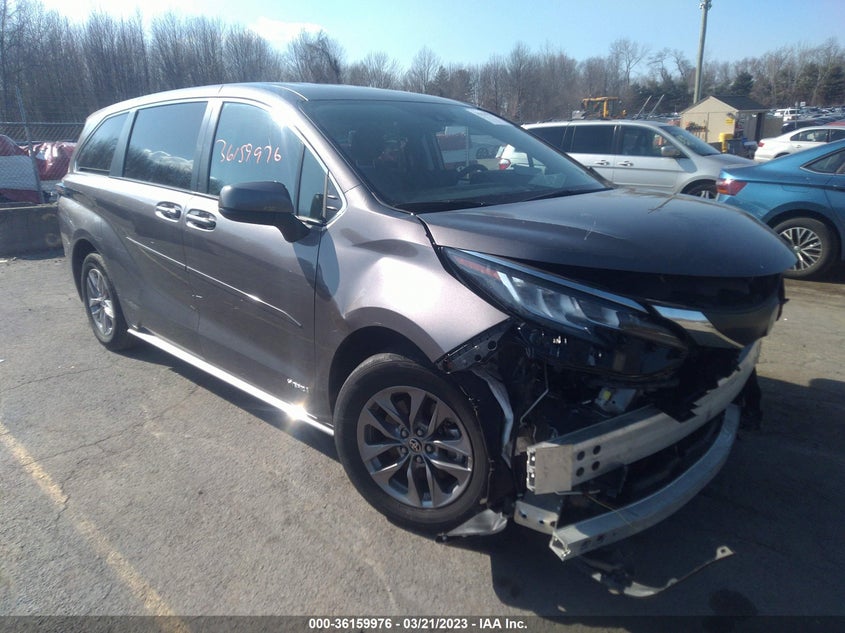 2021 TOYOTA SIENNA  (VIN: 5TDKRKEC9MS034194)