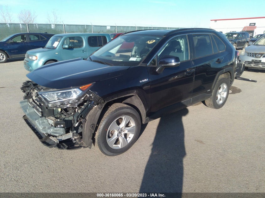 VIN 2T3RWRFV9LW070206 2020 TOYOTA RAV4 HYBRID XLE