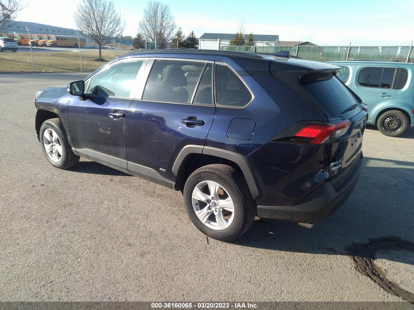 VIN 2T3RWRFV9LW070206 2020 TOYOTA RAV4 HYBRID XLE