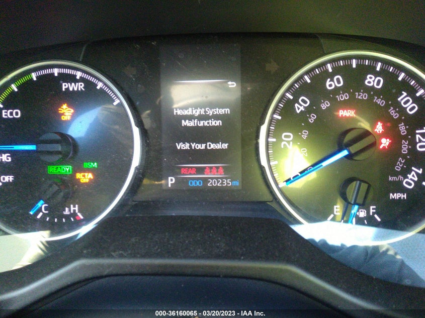 VIN 2T3RWRFV9LW070206 2020 TOYOTA RAV4 HYBRID XLE