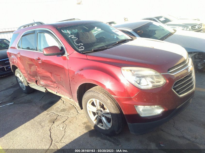 2016 CHEVROLET EQUINOX LT - 2GNALCEK6G6214362