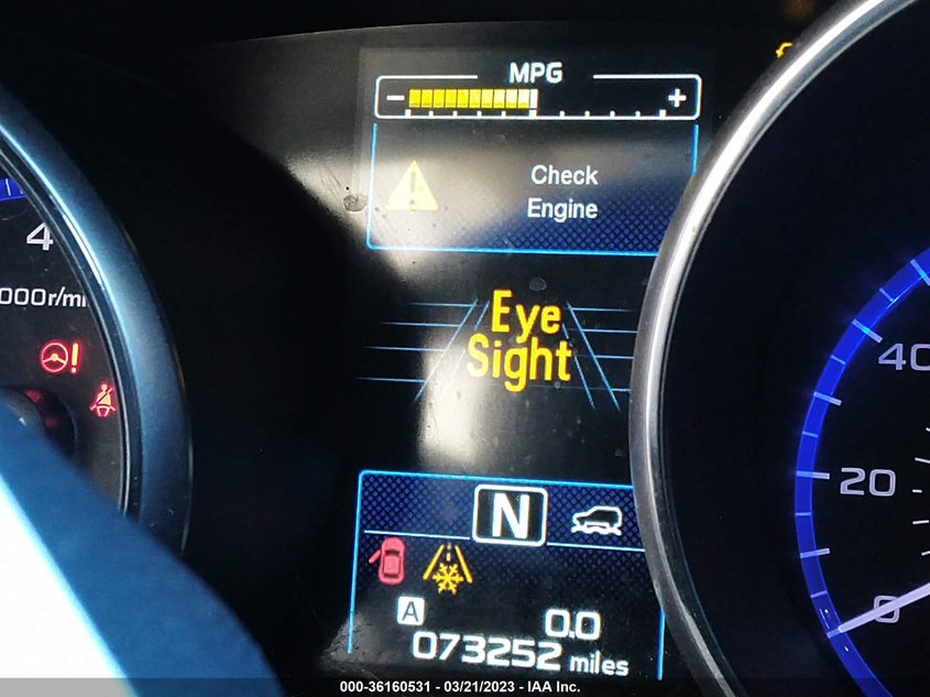 VIN 4S4BSABC5K3231098 2019 SUBARU OUTBACK