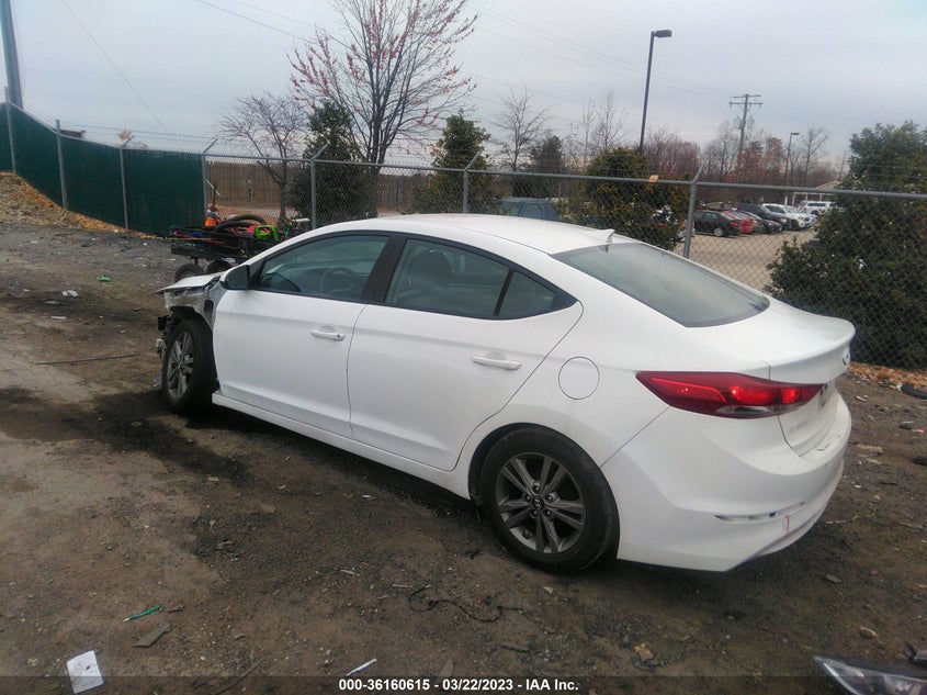 VIN 5NPD84LF4HH117516 2017 HYUNDAI ELANTRA SE