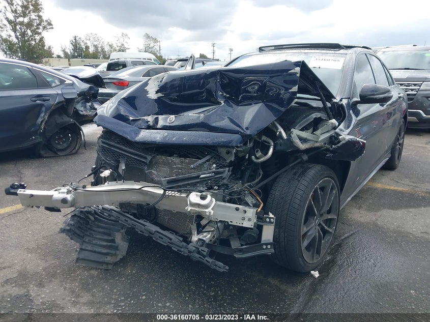 VIN 55SWF6EB2KU304794 2019 MERCEDES-BENZ C-CLASS AMG C 43
