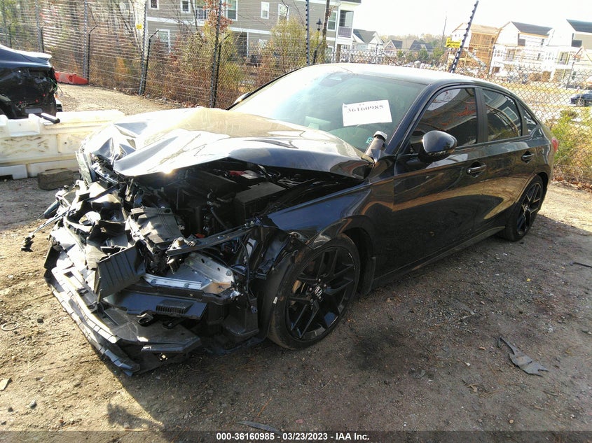 VIN 2HGFE2F53NH553336 2022 HONDA CIVIC SEDAN SPORT